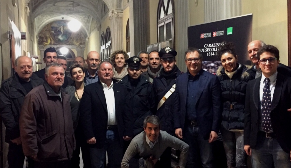 Al termine del Consiglio comunale è stata inaugurata nel corridio del municipio  la mostra fotografica itinerante “Carabinieri. Due secoli d’Italia 1814-2014”, nell'ambito dell'assegnazione all'Arma della cittadinanza di Busca. Aperta in orario uffici fino a metà gennaio